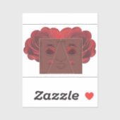 赤いバラ。 シール (シート)