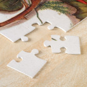 赤いバラ ジグソーパズル (側面)