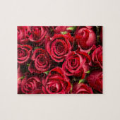 赤いバラ ジグソーパズル (横)