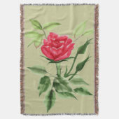 赤いバラ スローブランケット (正面縦)