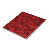 赤いバラ タイル (側面)