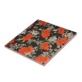 赤いバラ タイル (側面)