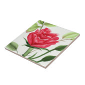 赤いバラ タイル (側面)