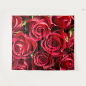 赤いバラ タペストリー (正面(横))
