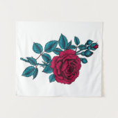 赤いバラ タペストリー (正面(横))