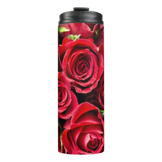 赤いバラ タンブラー (正面)