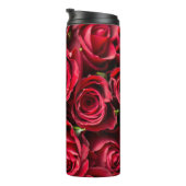 赤いバラ タンブラー (回転右)