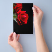 赤いバラ チラシ (ハンドル)