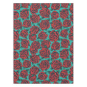 赤いバラ テーブルクロス (正面)