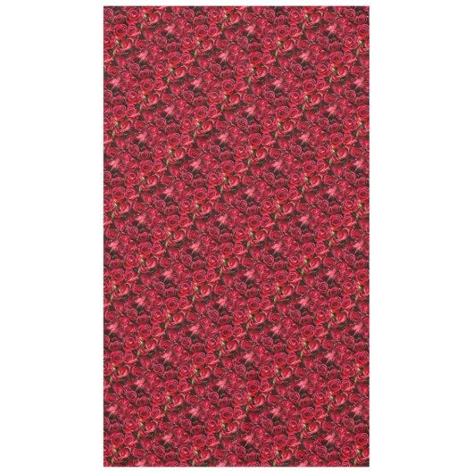 赤いバラ テーブルクロス (正面)