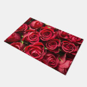 赤いバラ ドアマット (アングル)