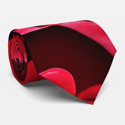 赤いバラ ネクタイ (ロール)