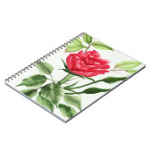 赤いバラ ノートブック (左側)