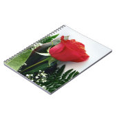 赤いバラ ノートブック (左側)