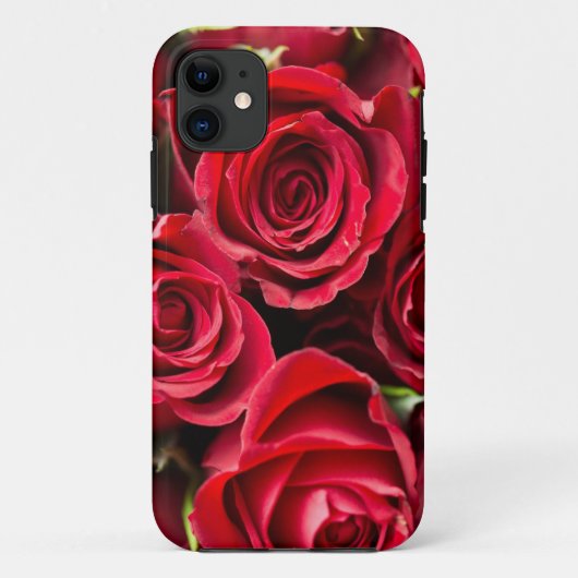 赤いバラ ハードiPhoneケース Case-Mate iPhoneケース (裏面)