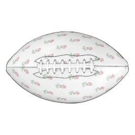 赤いバラ、バラのパターン、花 アメリカンフットボール