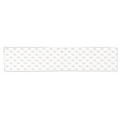 赤いバラ、バラのパターン、花 ショートテーブルランナー (横)