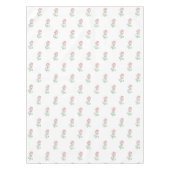 赤いバラ、バラのパターン、花 テーブルクロス (正面)