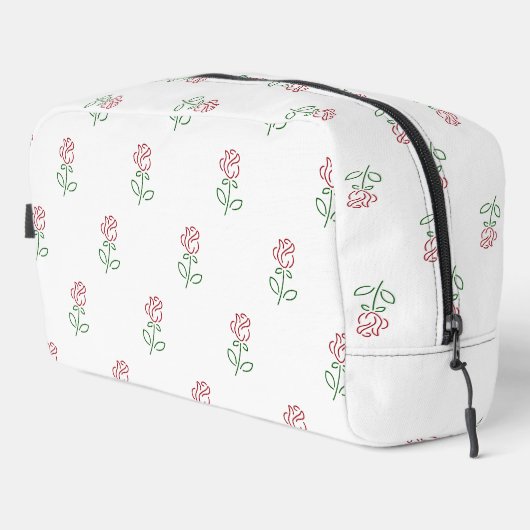 赤いバラ、バラのパターン、花 ドップキット (右コーナー)
