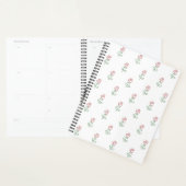 赤いバラ、バラのパターン、花 プランナー手帳 (ディスプレー)