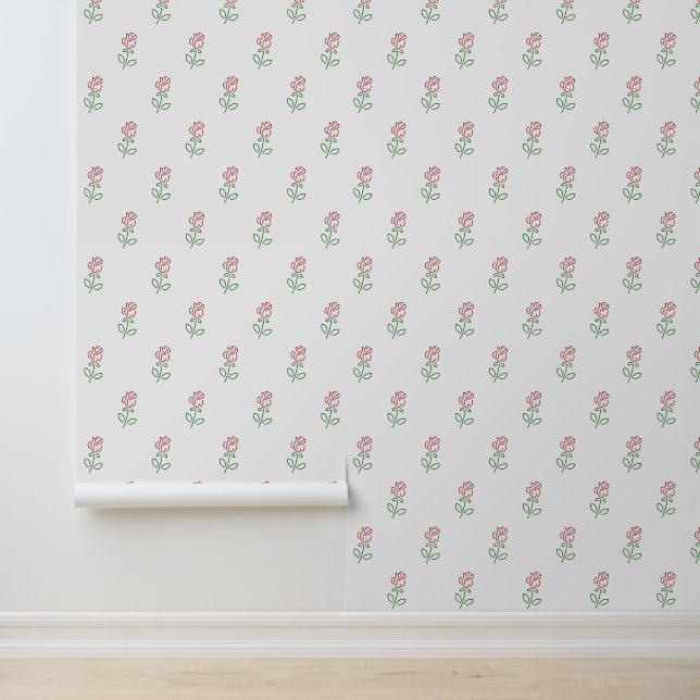 赤いバラ、バラのパターン、花 壁紙 (アプリケーション)