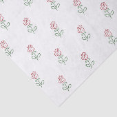 赤いバラ、バラのパターン、花 薄葉紙 (詳細)