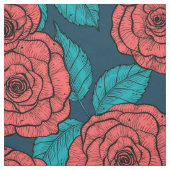 赤いバラ ファブリック (見本)