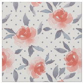 赤いバラ ファブリック (クローズアップ)