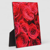 赤いバラ フォトプラーク (側面)