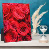 赤いバラ フォトプラーク (側面)