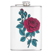 赤いバラ フラスク (正面)