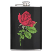 赤いバラ フラスク (正面)