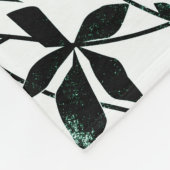 赤いバラ フリースブランケット (角)