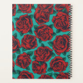 赤いバラ プランナー手帳 (裏面)