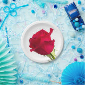 赤いバラ ペーパープレート (パーティー)