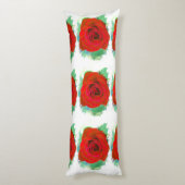 赤いバラ ボディピロー (裏面 (縦))