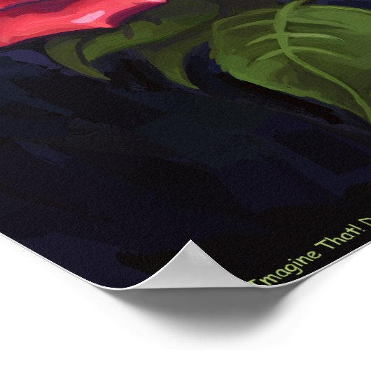 赤いバラ ポスター (角)