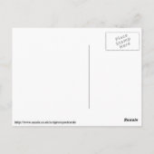 赤いバラ ポストカード (裏面)