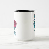 赤いバラ マグカップ (中央)