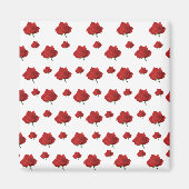 赤いバラ マグネット (正面)