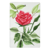 赤いバラ ミニクリップボード (裏面)