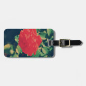 赤いバラ ラゲッジタグ (正面横)