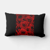 赤いバラ ランバークッション (裏面)