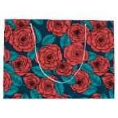 赤いバラ ラージペーパーバッグ (裏面)