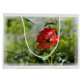 赤いバラ ラージペーパーバッグ (裏面)