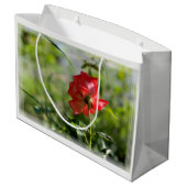 赤いバラ ラージペーパーバッグ (裏面アングル)