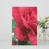 赤いバラ 便箋 (スタンド正面)