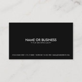 赤いバラ 名刺 (裏面)