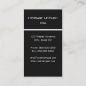 赤いバラ 名刺 (裏面)