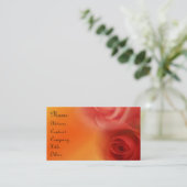 赤いバラ 名刺 (スタンド正面)